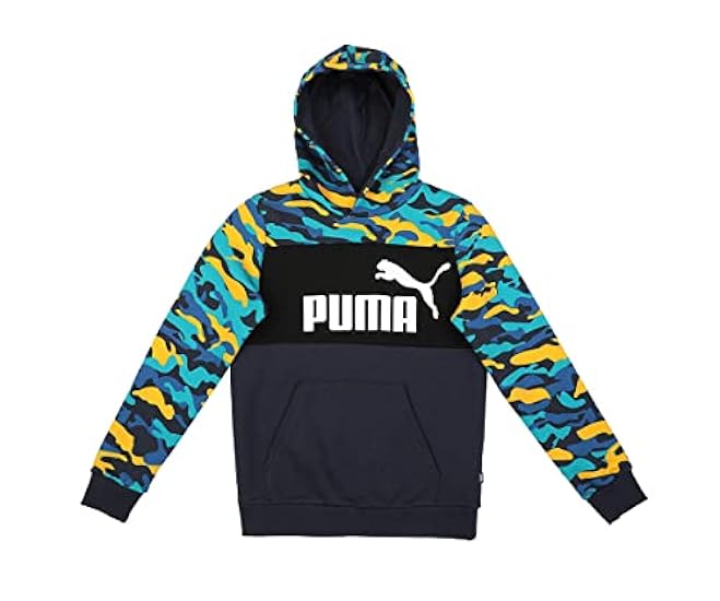 PUMA Ess+ Camo Hoodie FL B Felpa Unisex-Bimbi 259457035