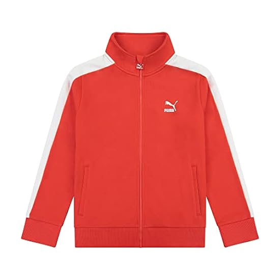 PUMA Boys´ T7 Core French Terry Track Jacket, Red 616607882