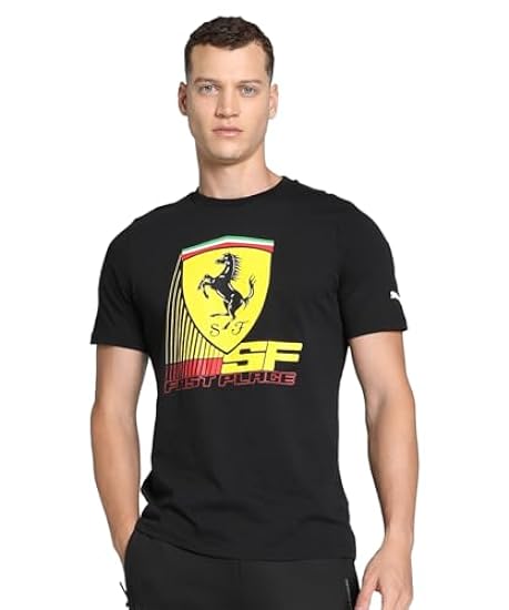 PUMA Ferrari Race Colored Big Shield Tee Maglietta Unisex-Adulto 832760403