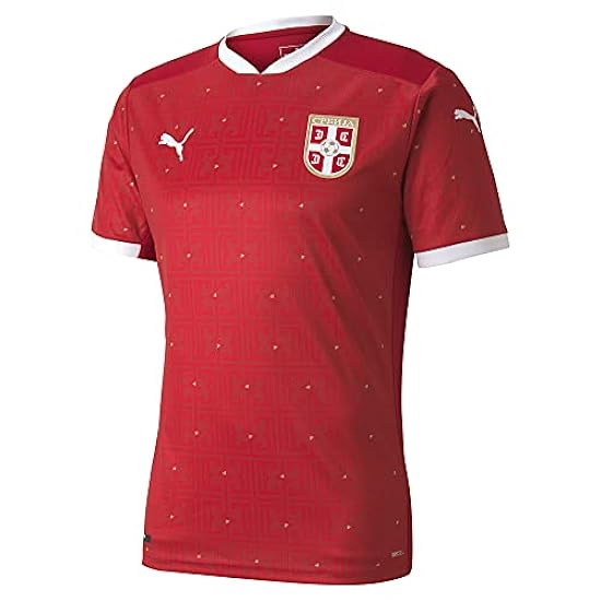 PUMA 2020-2021 Serbia Home Football Soccer T-Shirt Magl