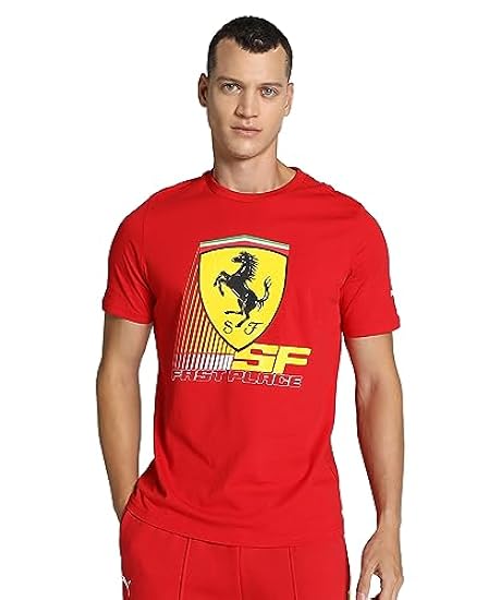 PUMA Ferrari Race Colored Big Shield Tee Maglietta Unis