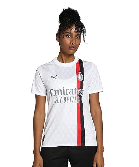 2023-2024 AC Milan Away Football Soccer T-Shirt Maglia (Ladies) 338304022