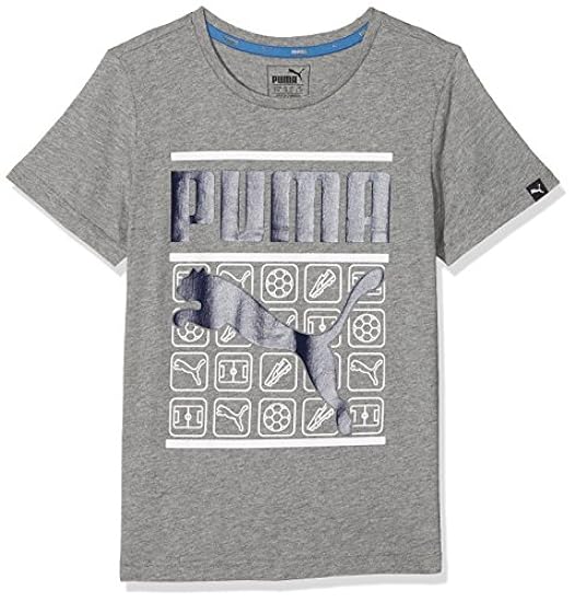 PUMA Style Graphic Tee T-Shirt, Unisex-Bambini e Ragazz