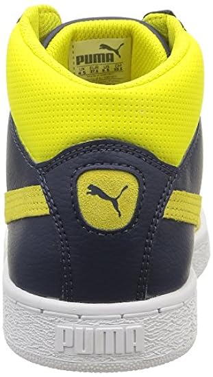 Puma 1948 Mid L Sneakers, Bambino, Blu (Peacoat/Blazing Yellow), Taglia 38.5 426682511