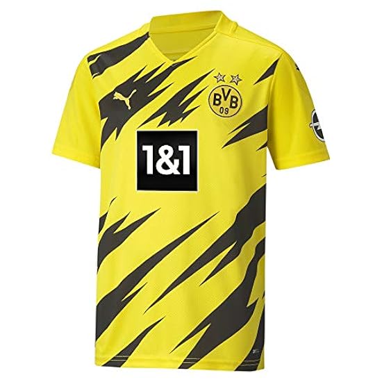 PUMA Maglia Ufficiale Stagione 20/21 Home Replica Borussia Dortmund BVB Junior_ T-Shirt Unisex - Bambini 534404560