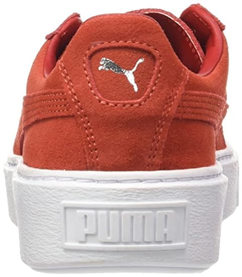 Puma Suede Platform, Scarpe da Ginnastica Basse Donna, Rosso (Barbados Cherry-Barbados Cherry White), 37 EU 108654170